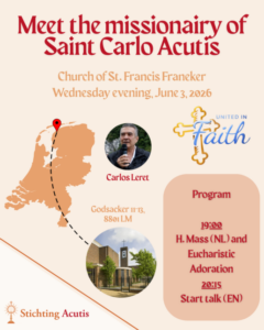 Lezing door Carlos Leret in de RK kerk H. Franciscus van Assisië te Franeke – 3 juni 2026